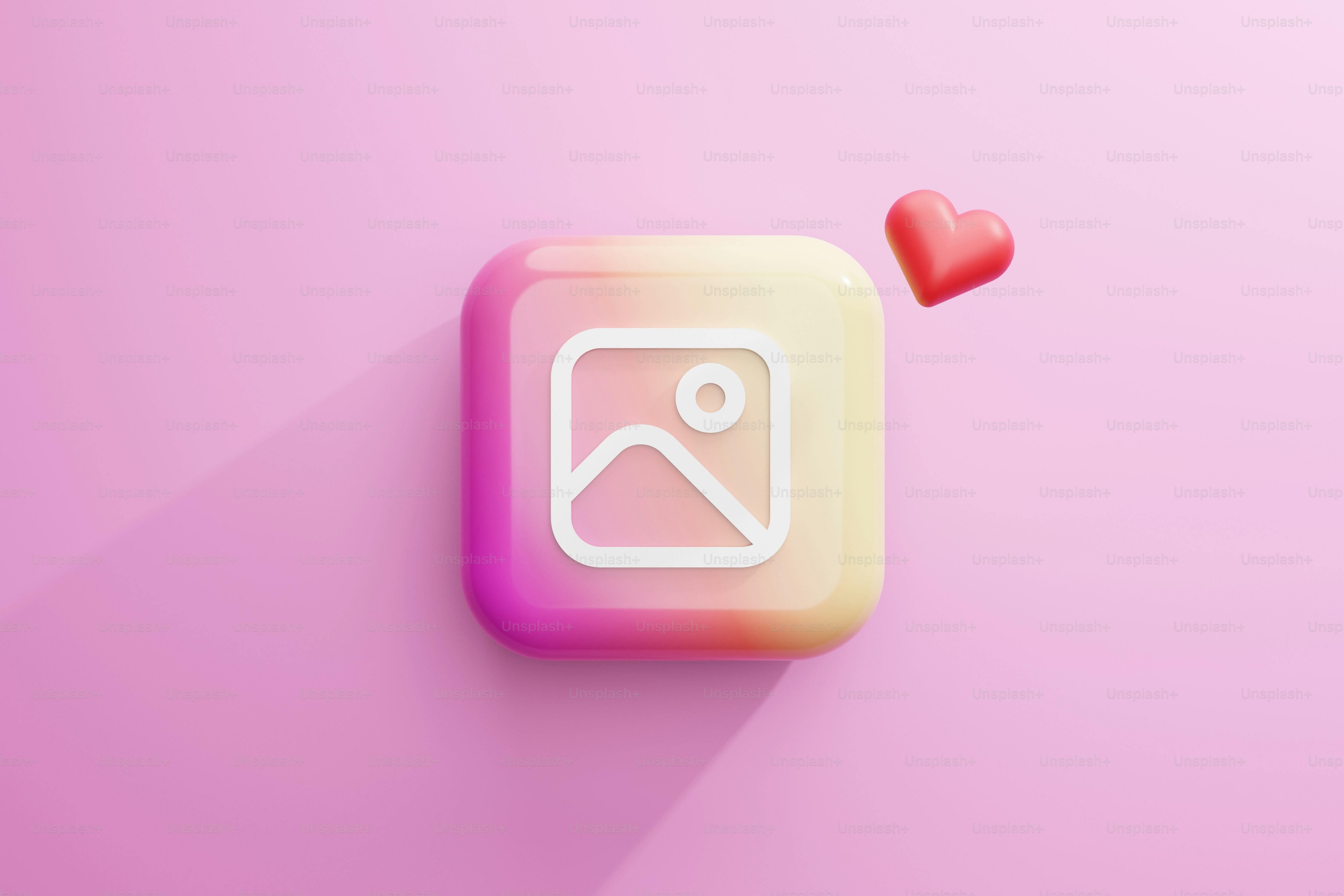 a square button with a picture of a person on it